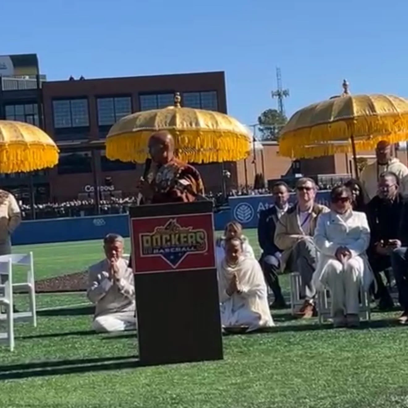 High Point was blessed by a visit from the Venerable Monks. May they have a safe journey to DC! @walkforpeace.usa