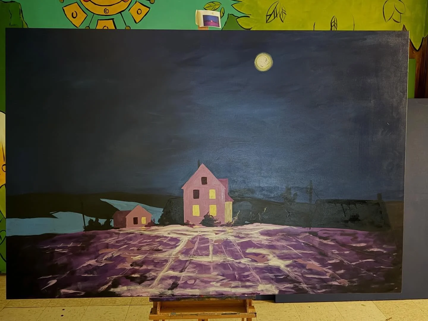 After a long first day at market&hellip;something pushed me@to do a little work on this beauty!#ofthedark #september @nomadwineworks