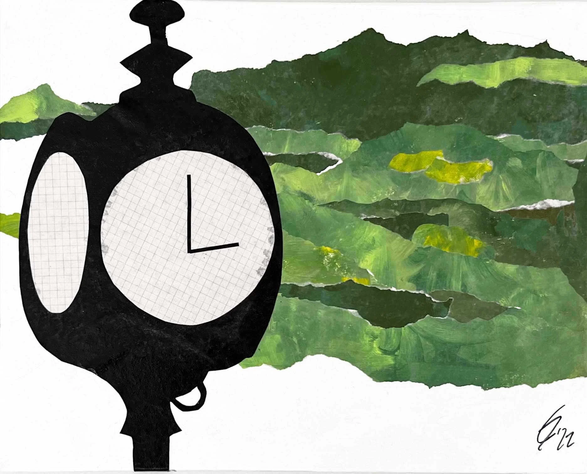 Phase Two - 20x16 - Clifton Forge Clock.JPG