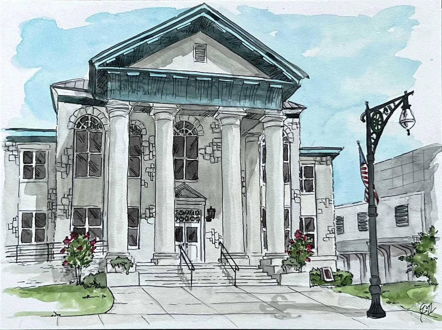 Phase One - 12x16 -  Covington Courthouse.JPG