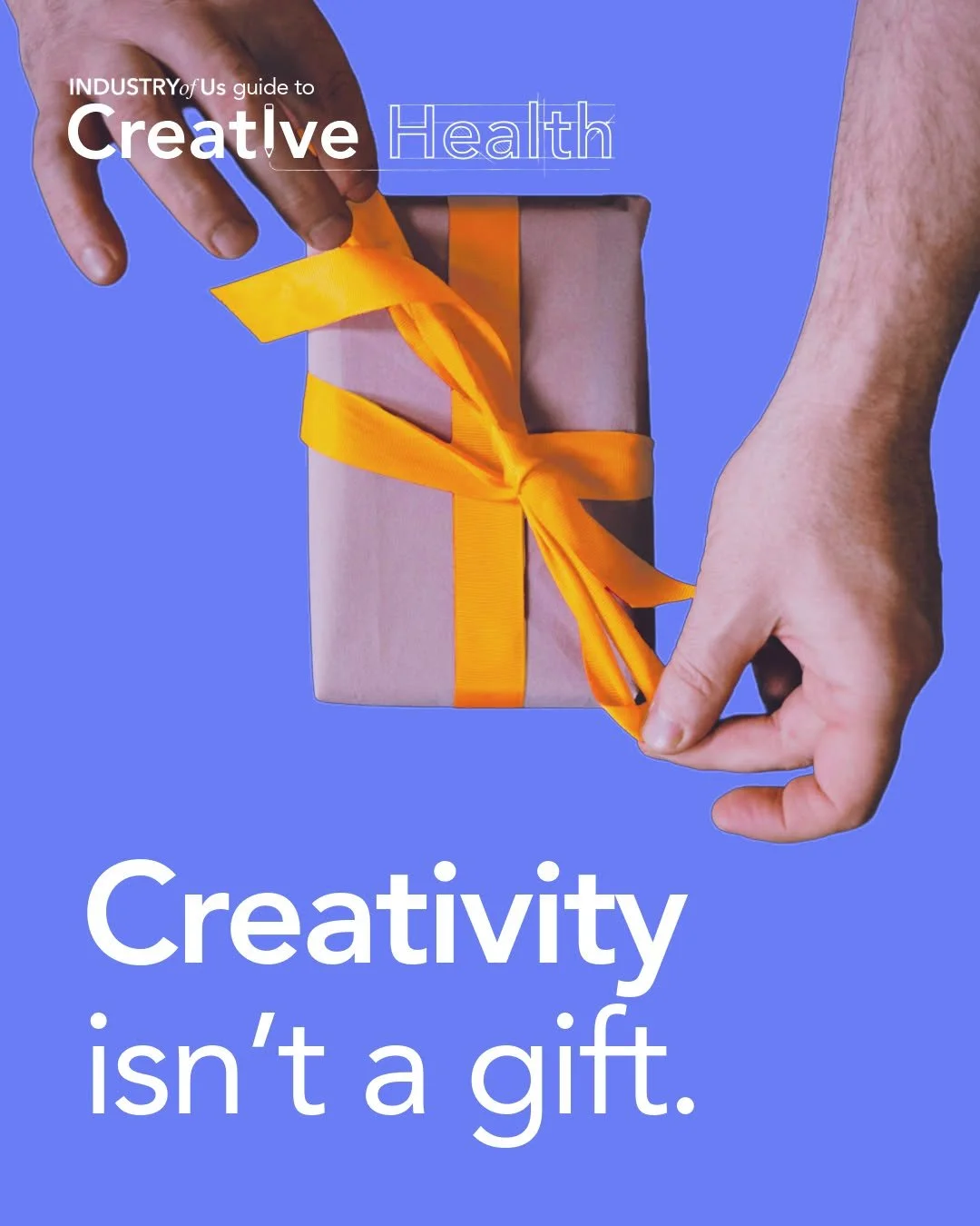 🧰 When it comes to ideation, innovators are spoilt for choice with tools and methods.

What&rsquo;s often overlooked? The people in the room.

At INDUSTRY of Us, we see Creative Health as the foundation for stronger creative practice. 

If people ar