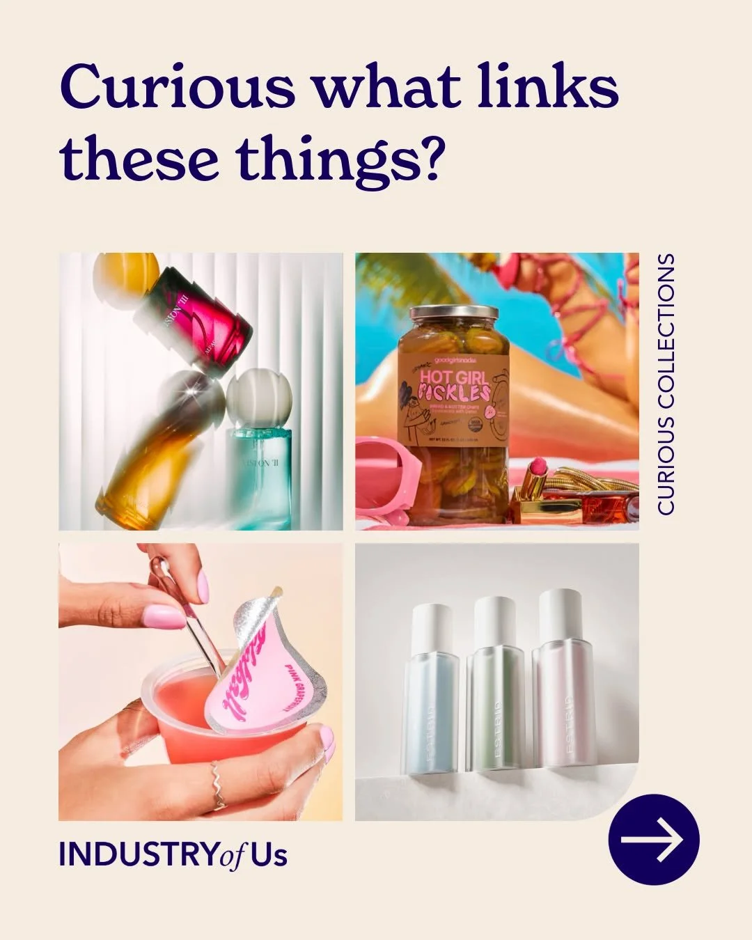 💡 Curious what links these things?

At INDUSTRY of Us, curiosity and making connections is what we love. This week, we&rsquo;re looking at status signalling.

Show it off, flex it online: limited editions, flavour mash-ups, and cultural hooks become