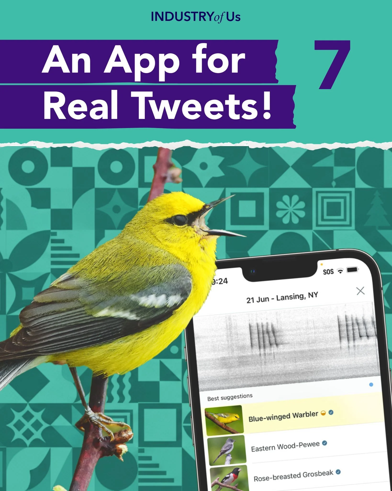 Day 7 of our advent calendar, bringing you a piece of creative good news every day!

@merlin.bird.id  is a bird-watching app that gives nature lovers the tools to identify and log birds they see or hear.

We love how the app leverages people&rsquo;s 