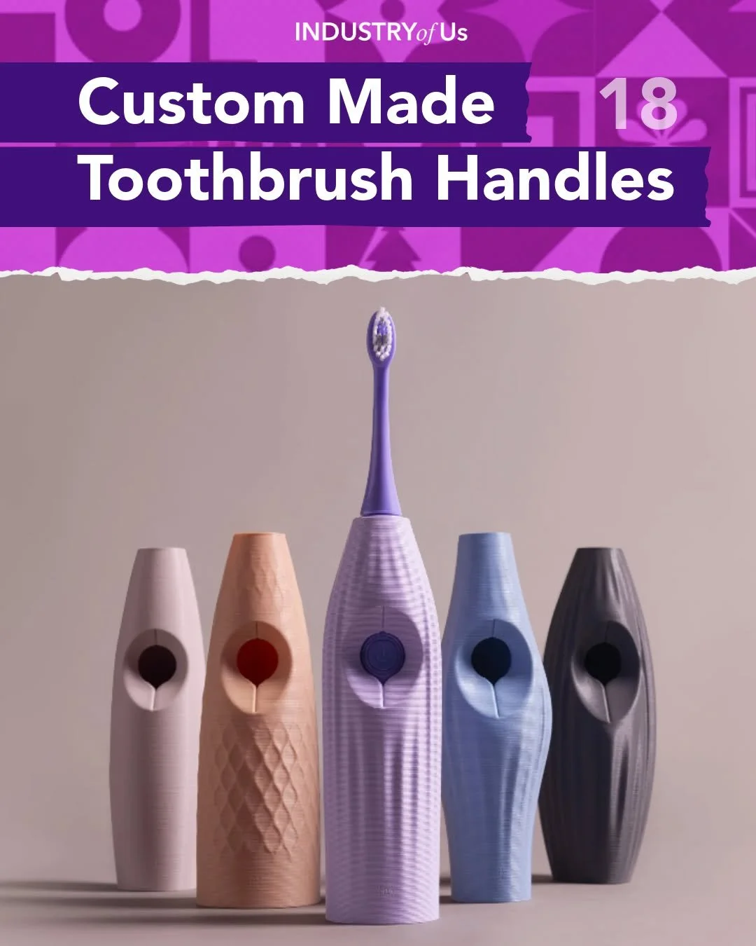 Day 18 of our advent calendar, bringing you a piece of creative good news every day!

Electric toothbrush maker @ordolife have created &lsquo;{access}ories&rsquo;, offering 3D printed add-on handles for toothbrushes, designed to help address the symp