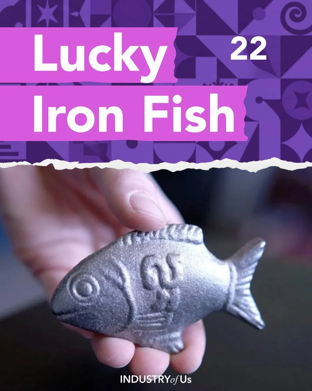 Day 22 of our advent calendar, bringing you a piece of creative good news every day!

This small but mighty invention is tackling anaemia in Cambodia by slowly releasing iron when placed in cooking pots. After a year, half of those using it were no l