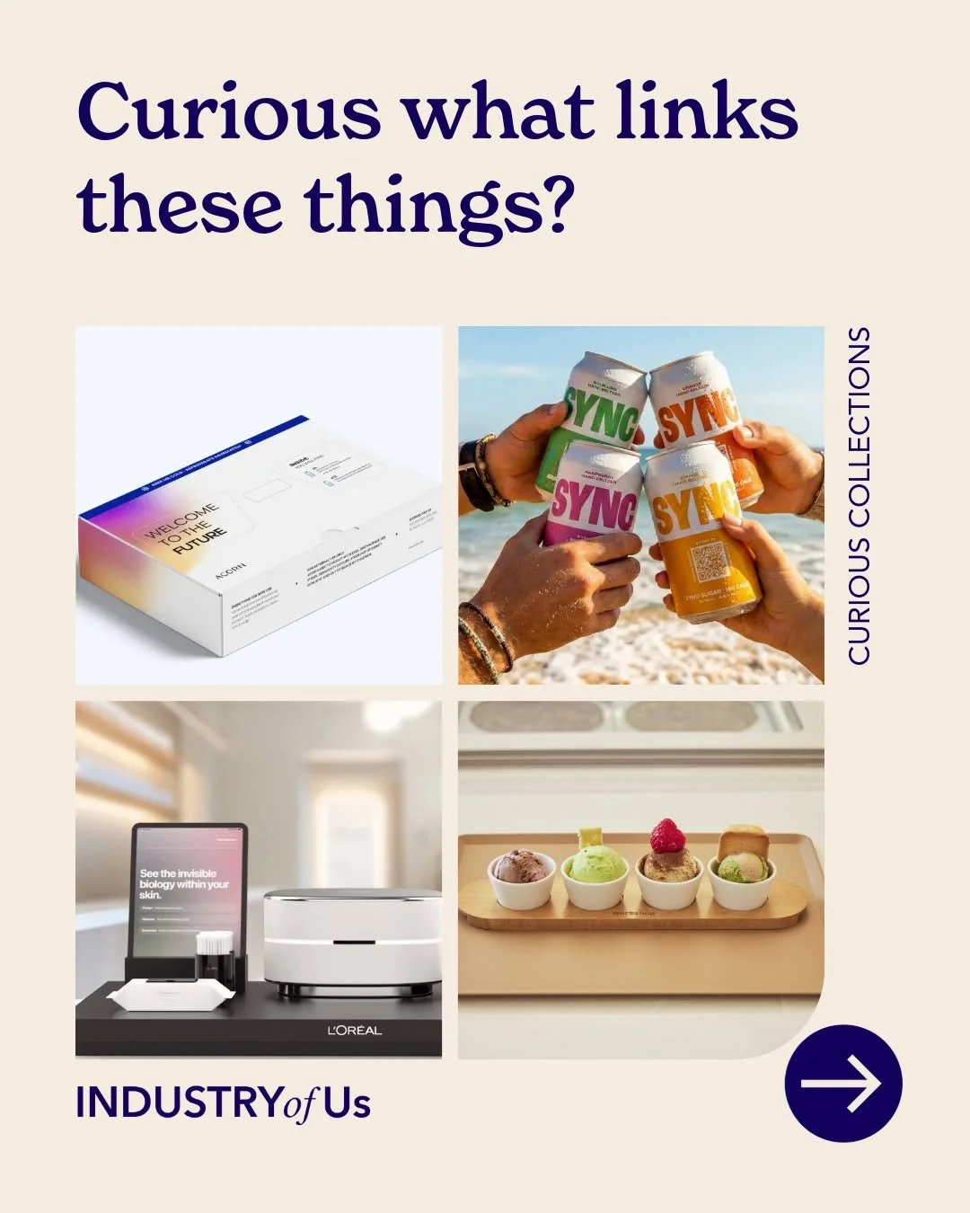 💡 Curious what links these things?

At INDUSTRY of Us, curiosity and making connections is what we love. This week, we&rsquo;re looking at Just for you.

You no longer need to settle for generic products. Cutting-edge tech now crafts bespoke nutriti