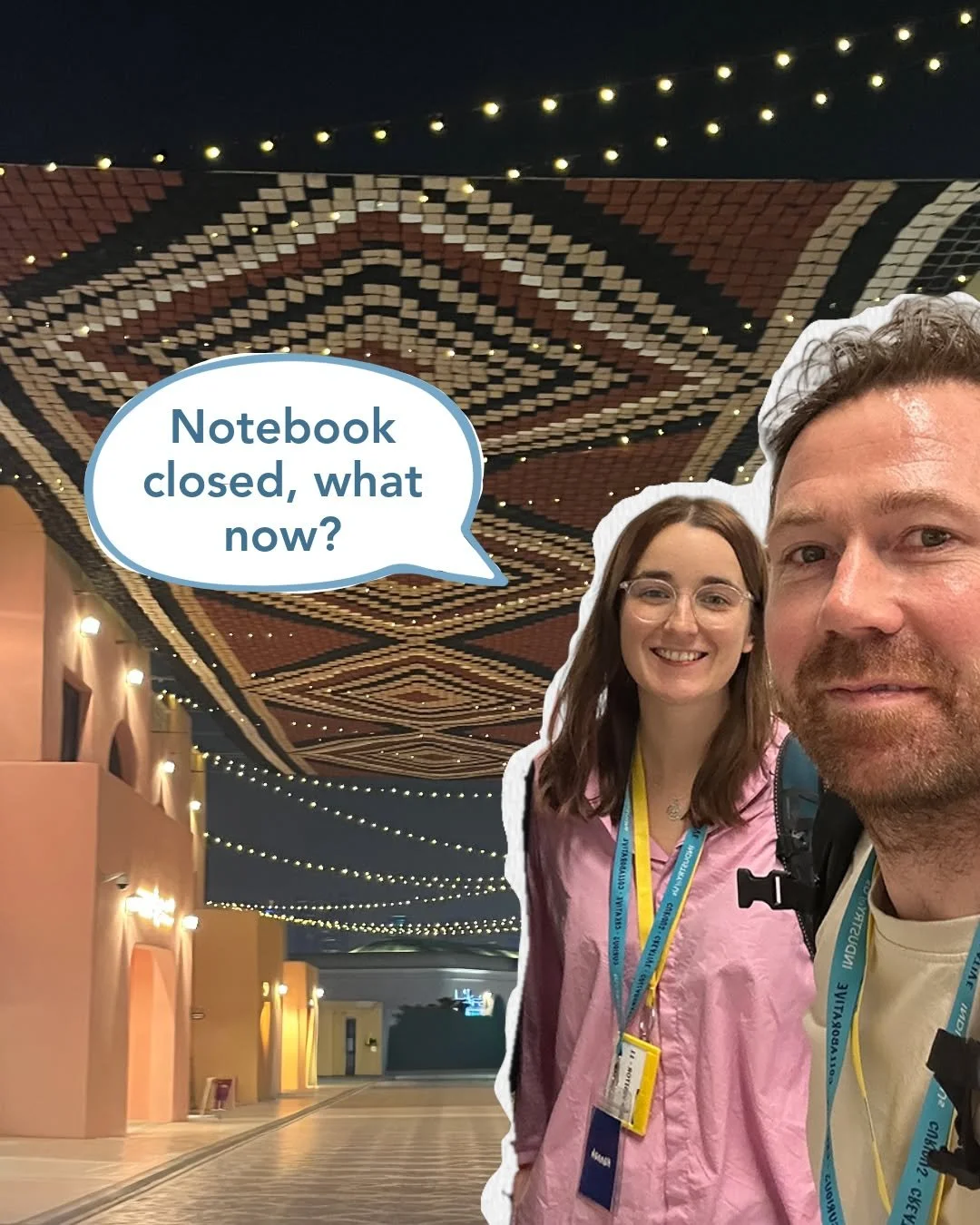 And what do we get up to after fieldwork hours in Doha?

After 9 busy days of research in Doha, our evenings were all about soaking up the city: exploring the vibrant souqs, tasting incredible food, and winding down with skyline views.

It was not on