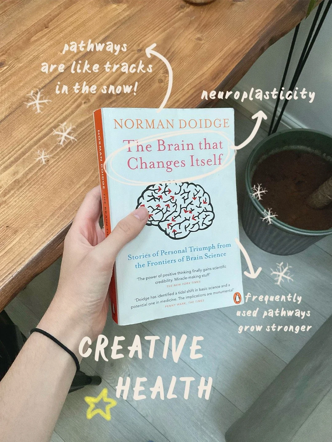 Every act of creativity leaves a small track in the brain. Use it often enough, and it becomes a path.

Norman Doidge's The Brain That Changes Itself explores neuroplasticity: the brain&rsquo;s ability to adapt, reorganise and strengthen through repe