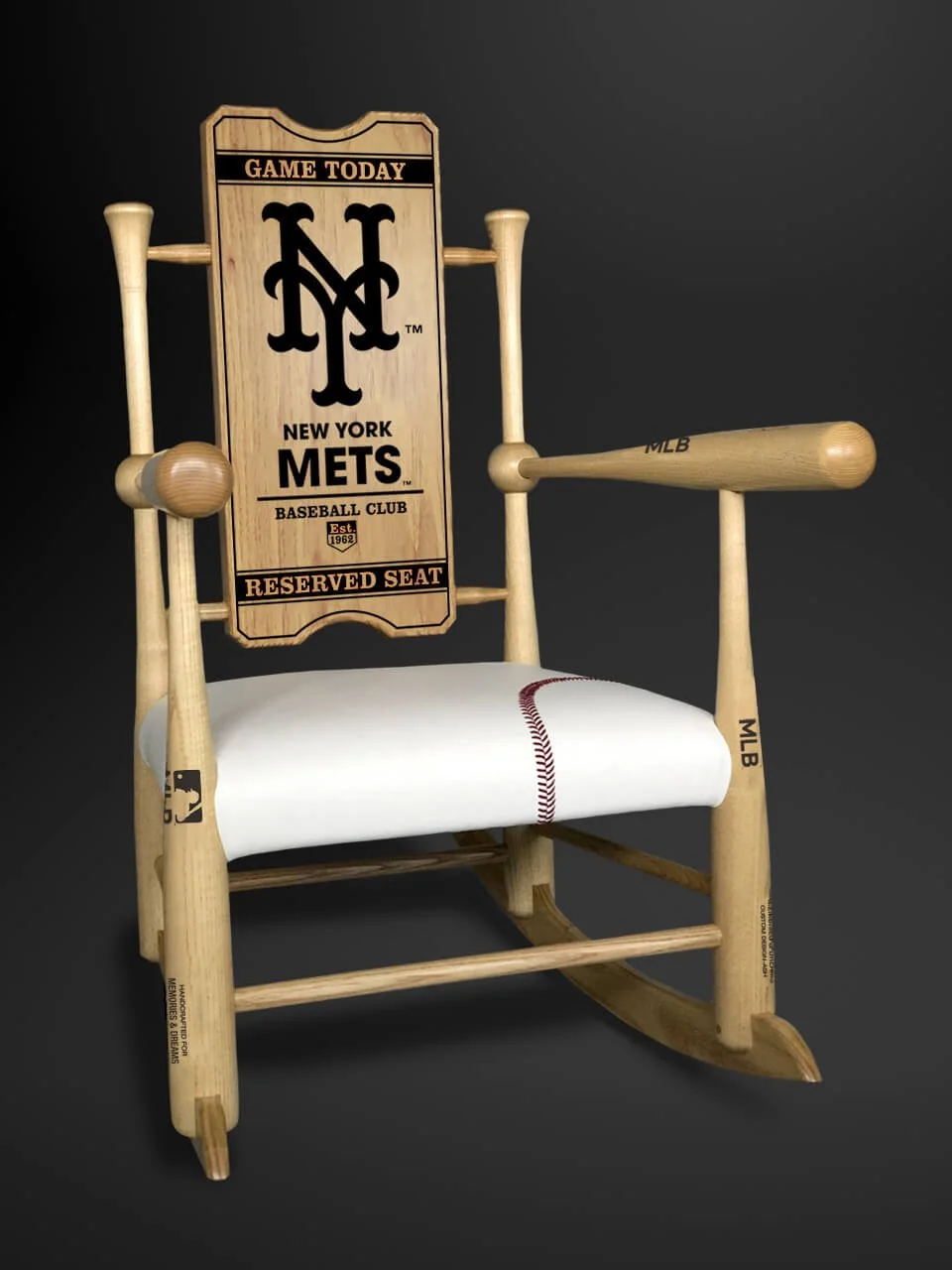 New York Mets Official MLB Team Chair