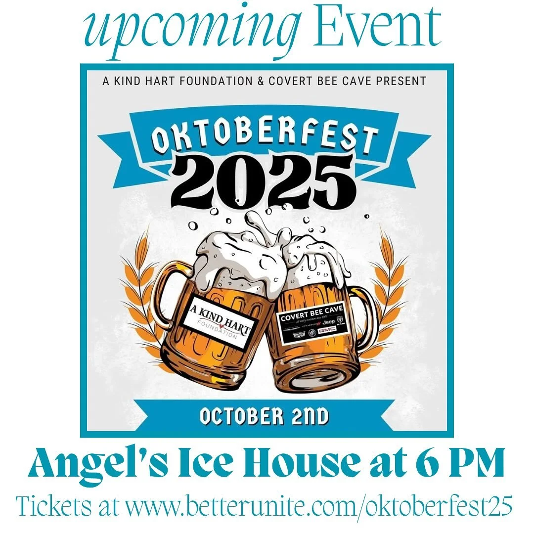 We&rsquo;re beyond grateful to A Kind Hart Foundation and Covert Bee Cave for hosting Oktoberfest at Angel&rsquo;s Ice House on October 2nd at 6 PM, benefitting CavLounge and Lake Travis Crisis Ministries.  Let&rsquo;s celebrate community, compassion
