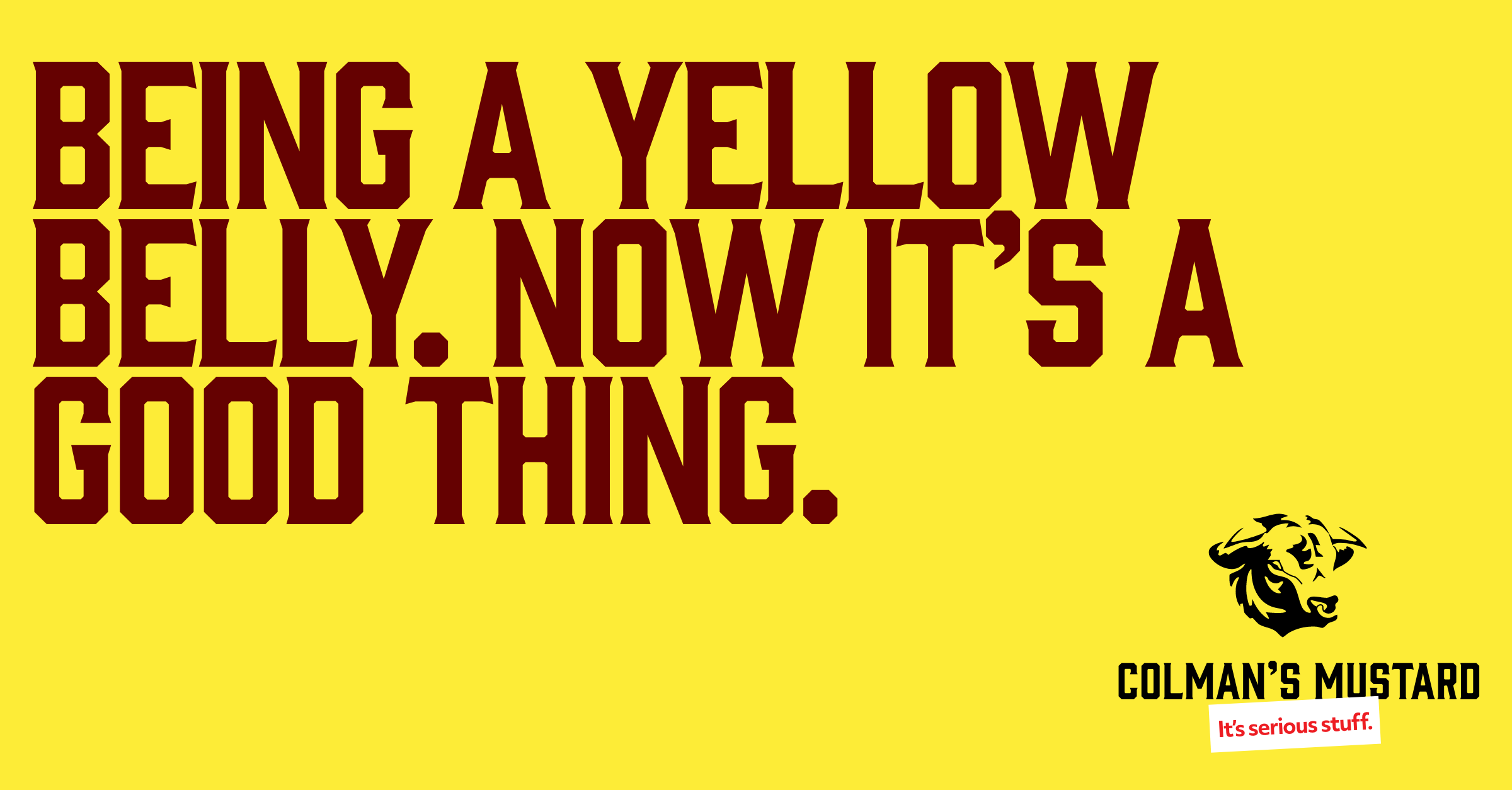 An advert for Colman's Mustard 