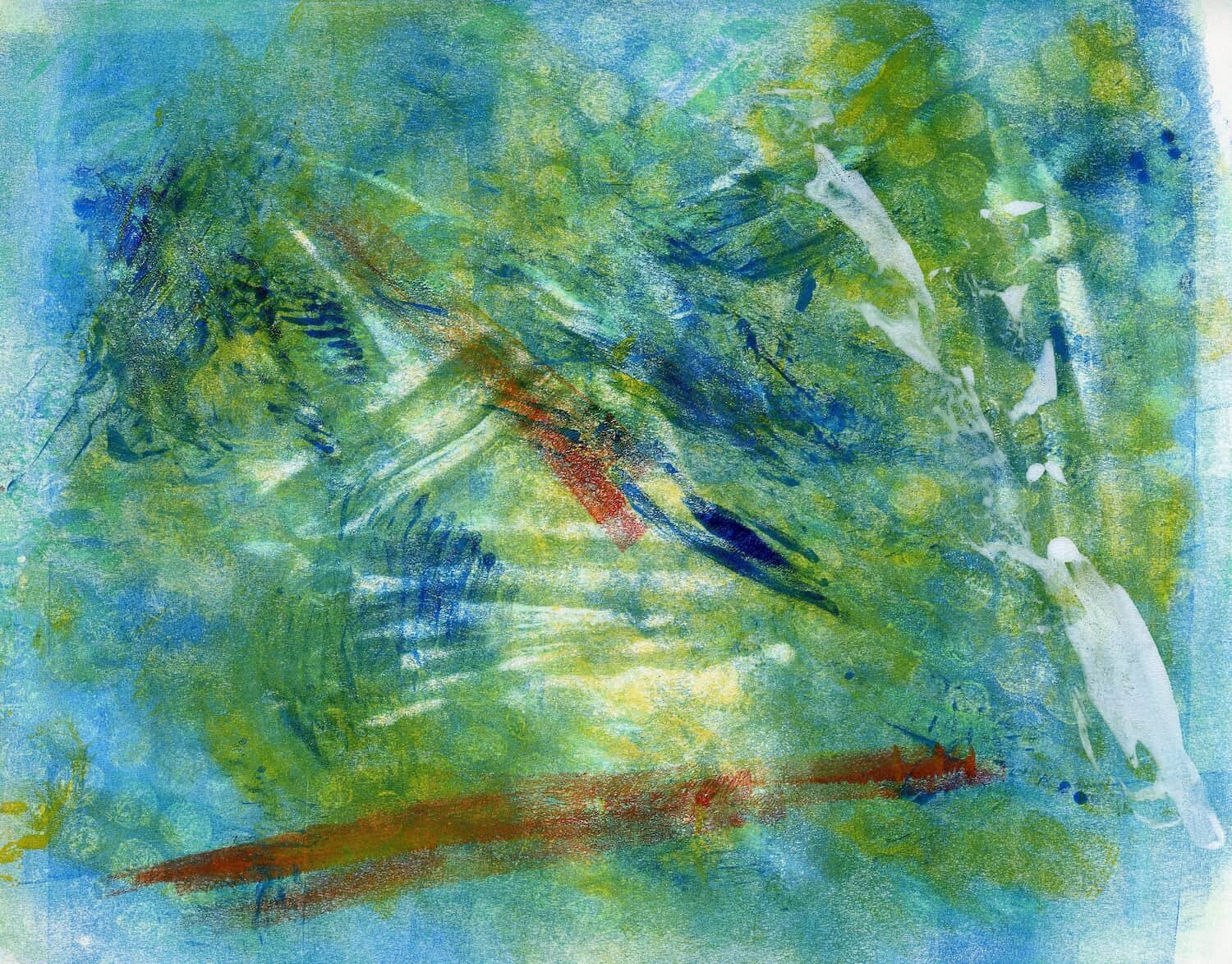 Miller Beach Arts & Creative District CDC - Gelli Plate Monotype Printing,  Class 2