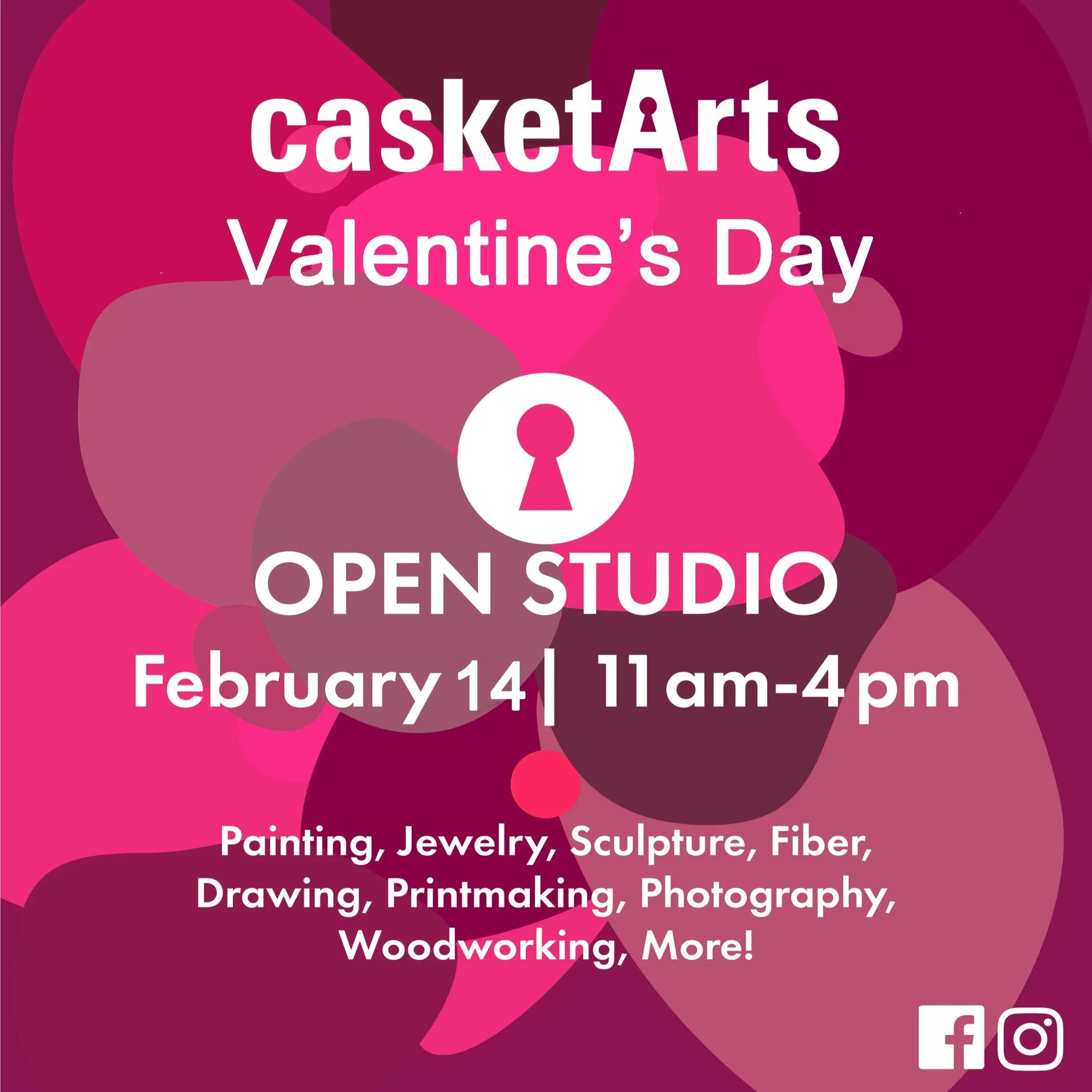 Casket Arts Valentine's Day Open Studio