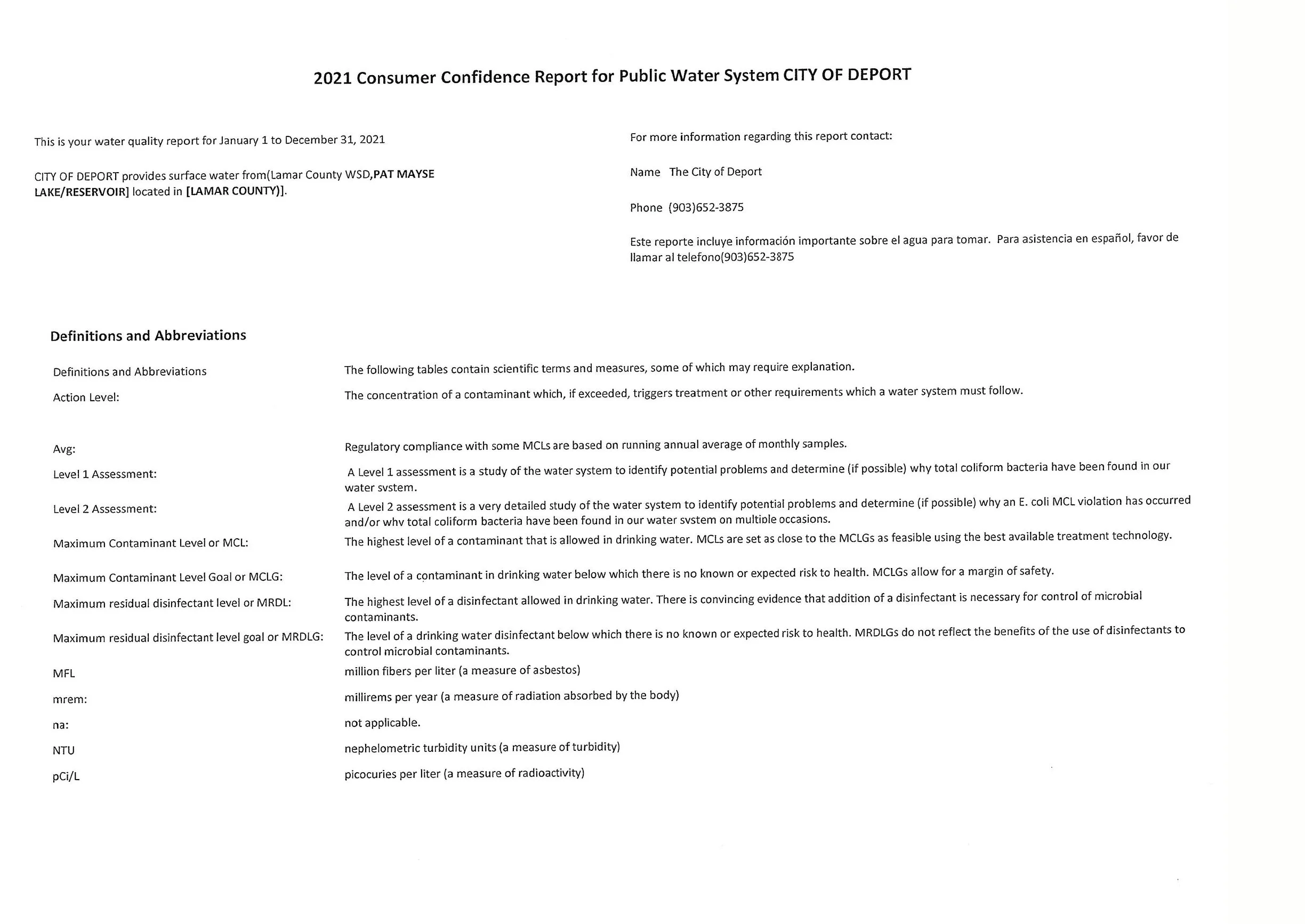 2022 C.C.R. — to Deport, Texas