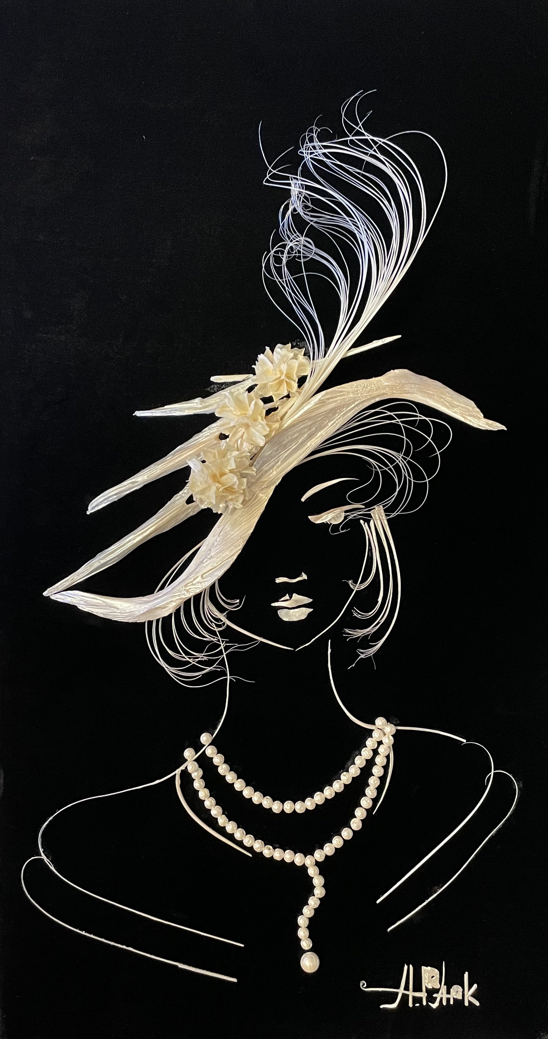 The Lady With Pearl Necklace