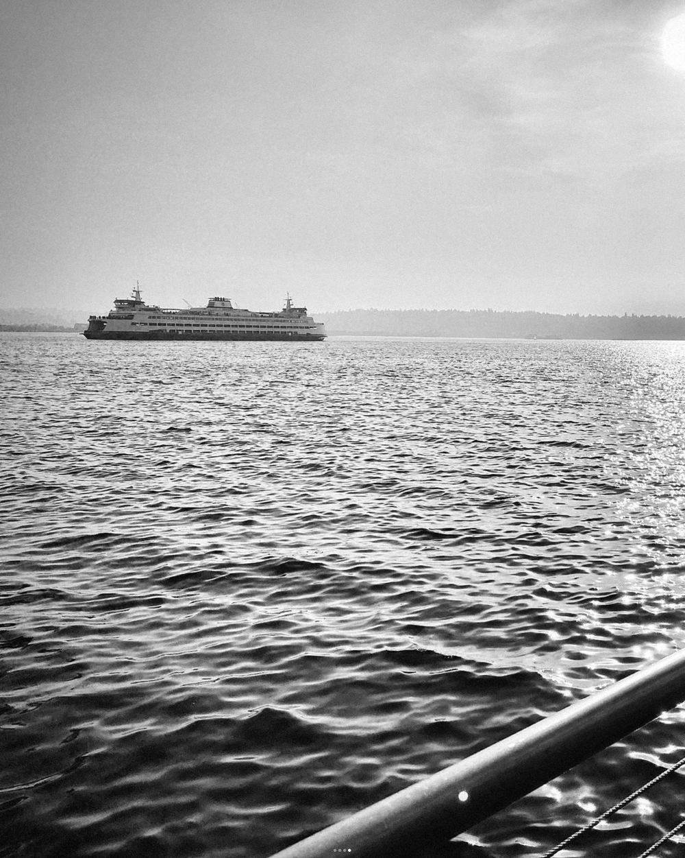 Ferry on Puget Sound - Seattle Washington