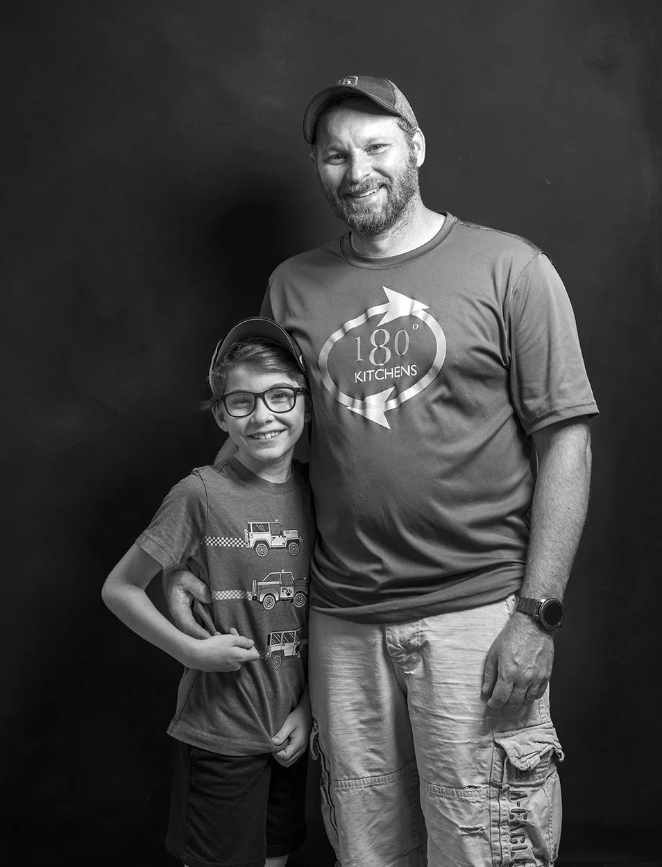 Staples, father and son.