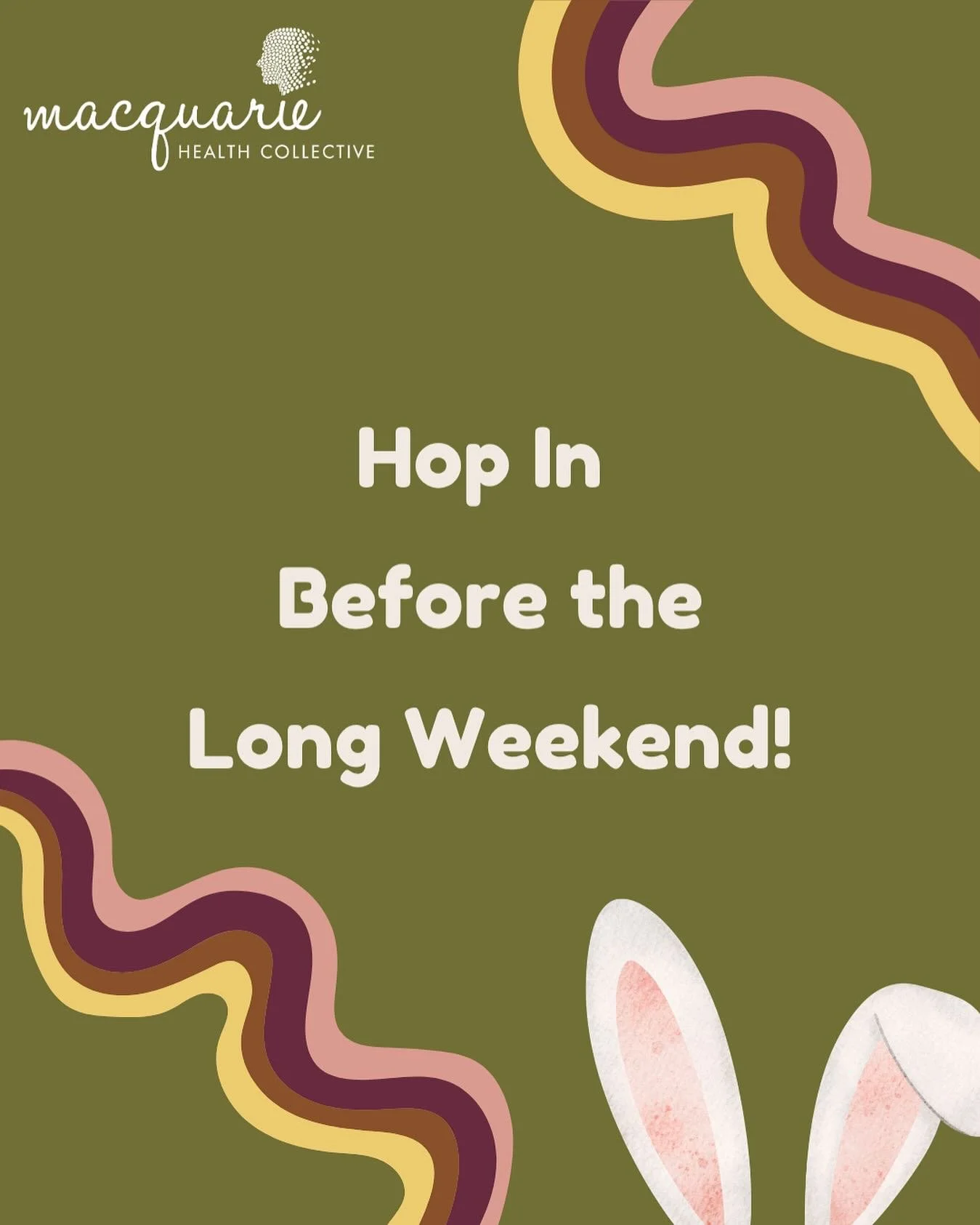 Don&rsquo;t leave it too late 👀

Our amazing GPs are filling up before the long weekend! If you&rsquo;ve been putting off booking an appointment&mdash;this is your sign to jump on it 🏃&zwj;♀️

Quick check-ups, scripts, results&hellip; let&rsquo;s g