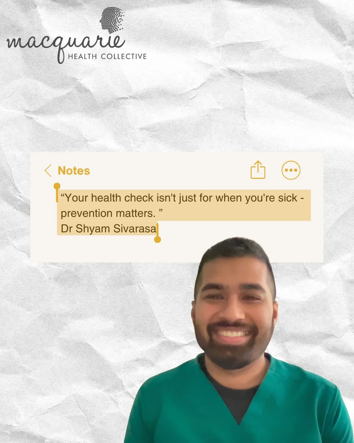 &ldquo;Feeling fine&rdquo; doesn&rsquo;t always mean everything is fine 👀

Regular health checks are about prevention, early detection and staying on top of your health before small issues become bigger ones. Your future self will thank you for it ?
