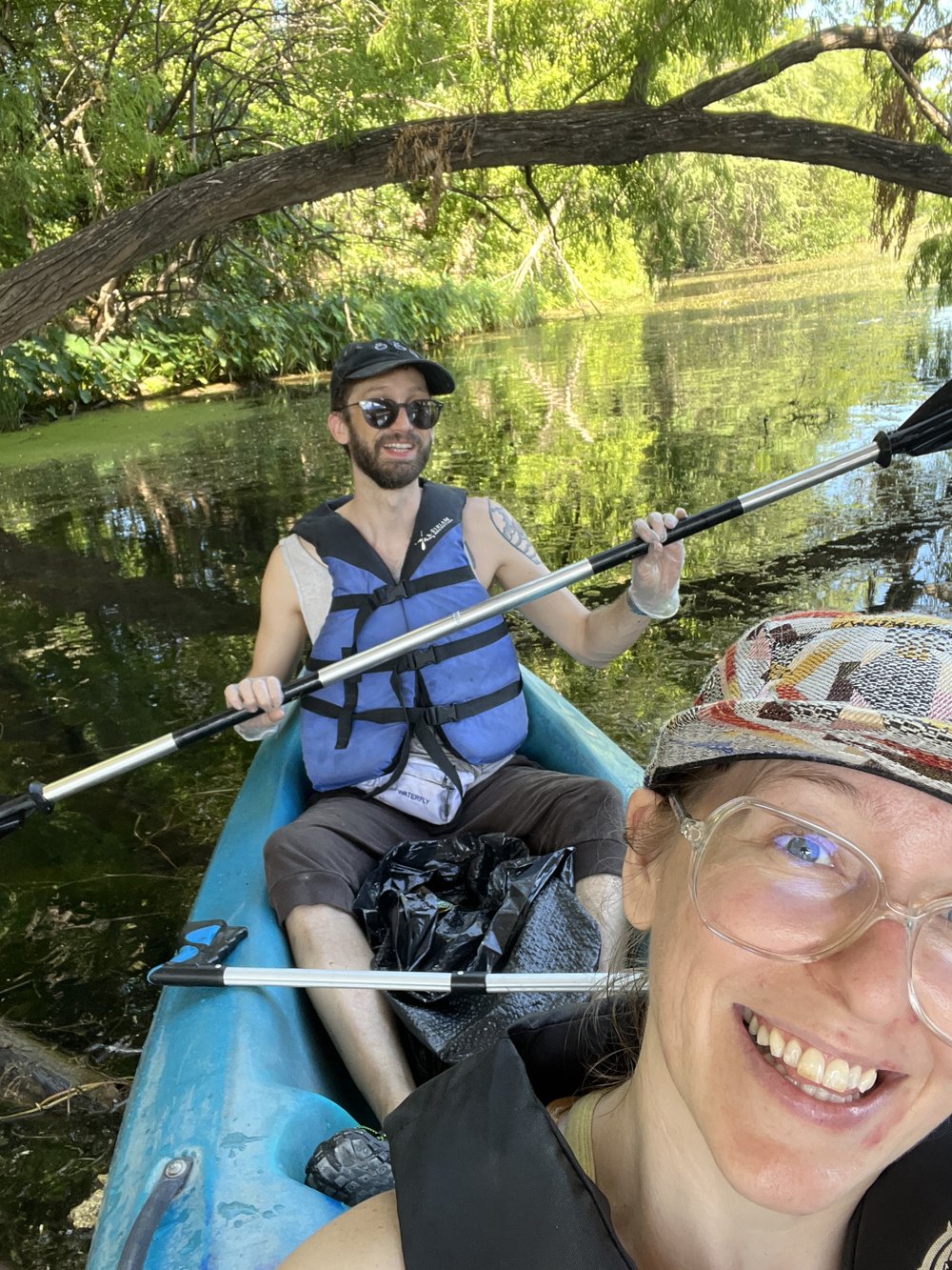 kayak litter pick up