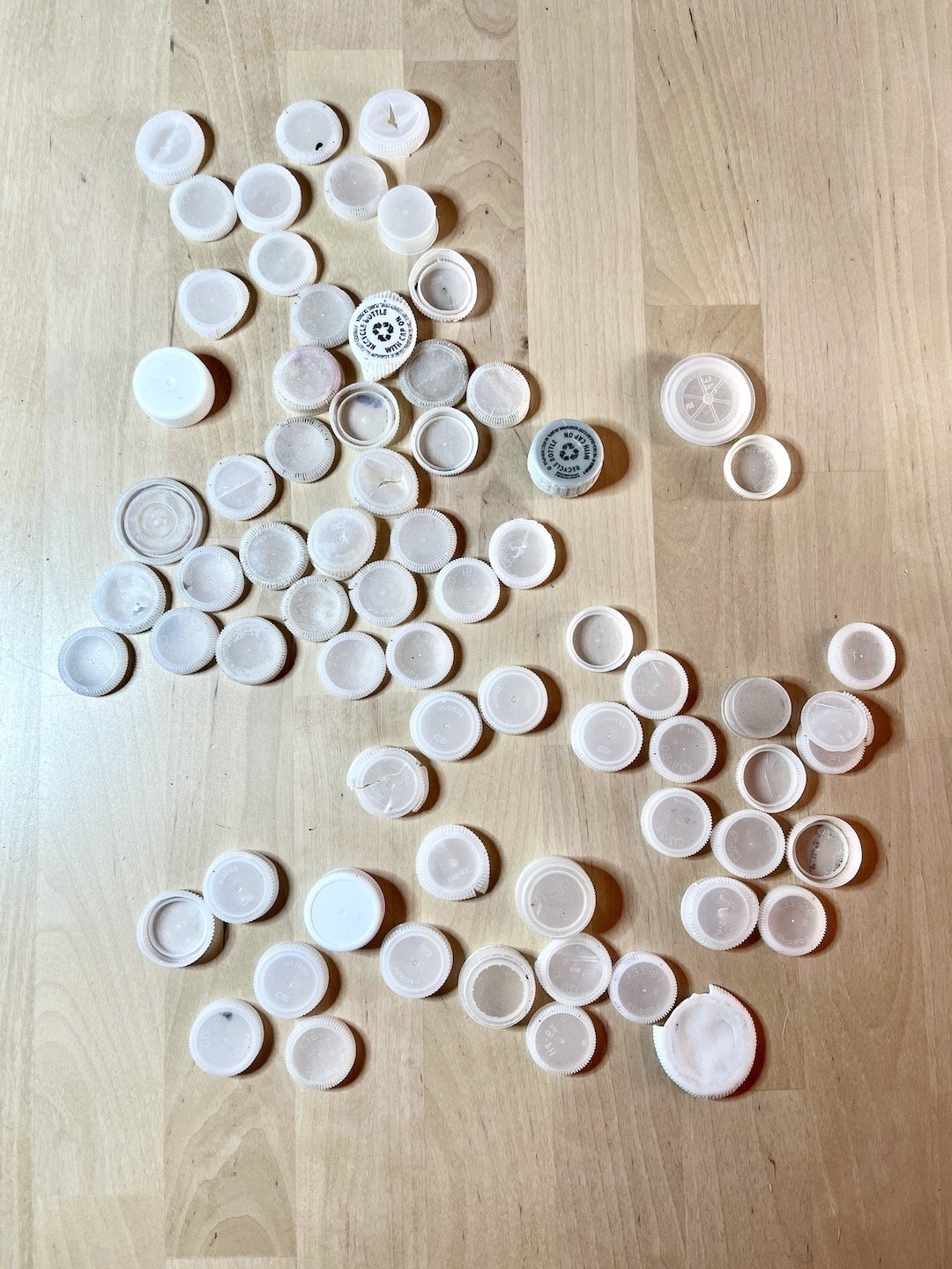 litter pickup collection bottle caps.JPG