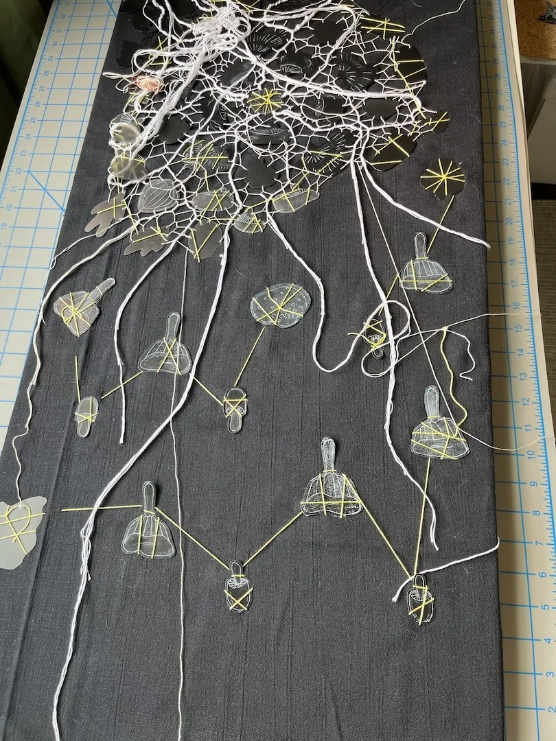 back to the sample piece to test a few new ideas.