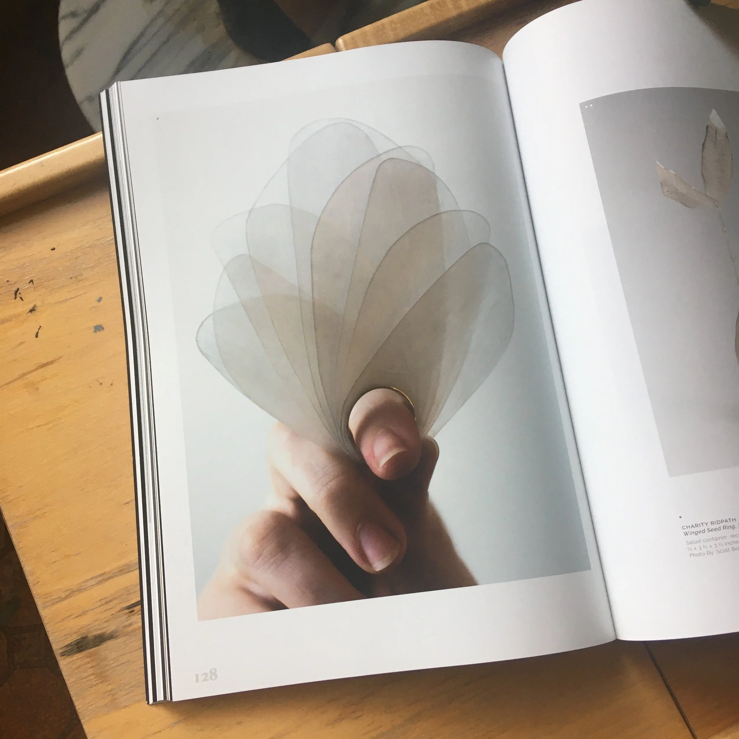 this ring was featured in Society of North American Goldsmiths : Jewelry and Metals Survey, Vol 3. 2019