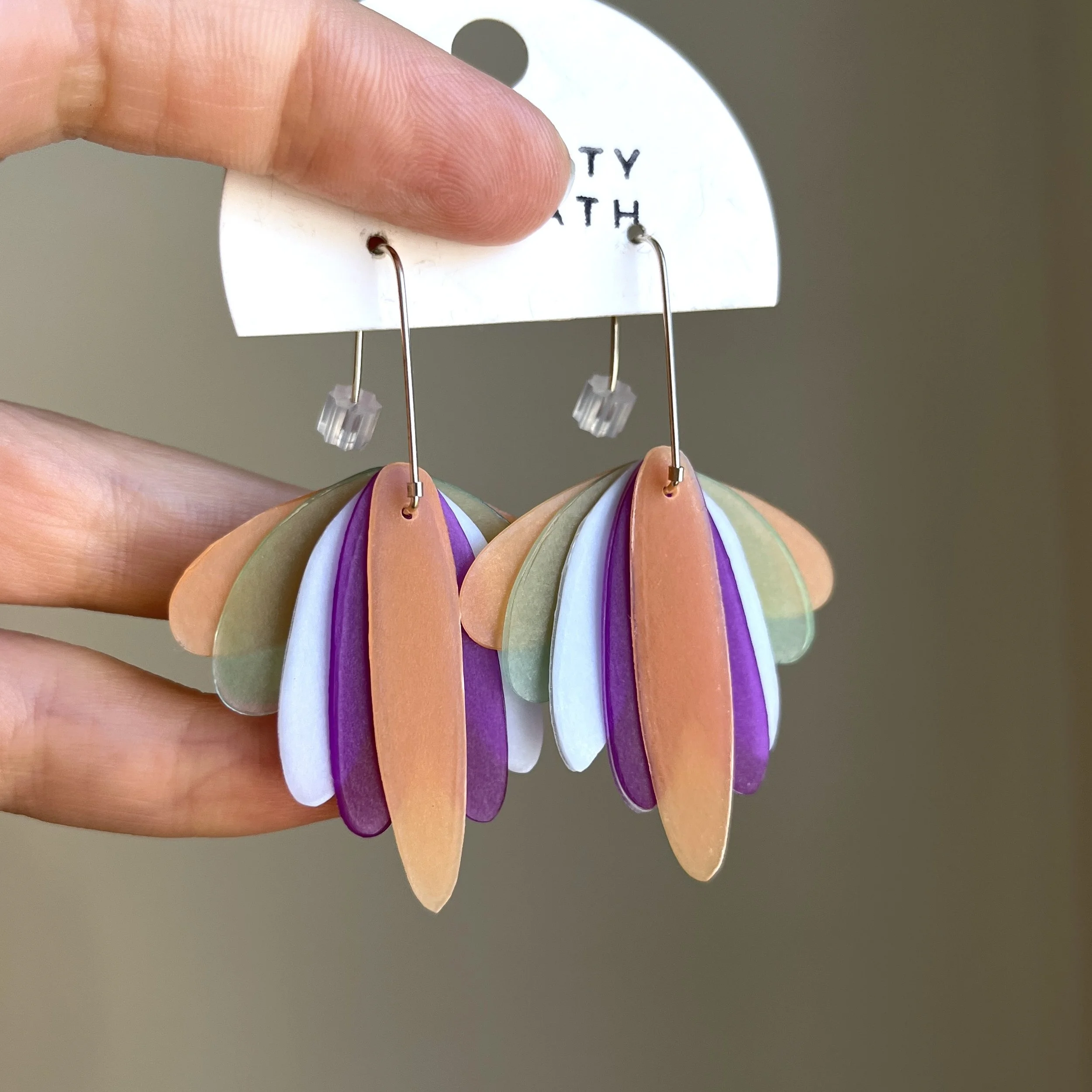 Dragonfly - orange blue purple