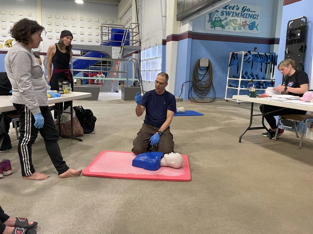 First Aid/CPR/AED + Lifejacket training 3/16