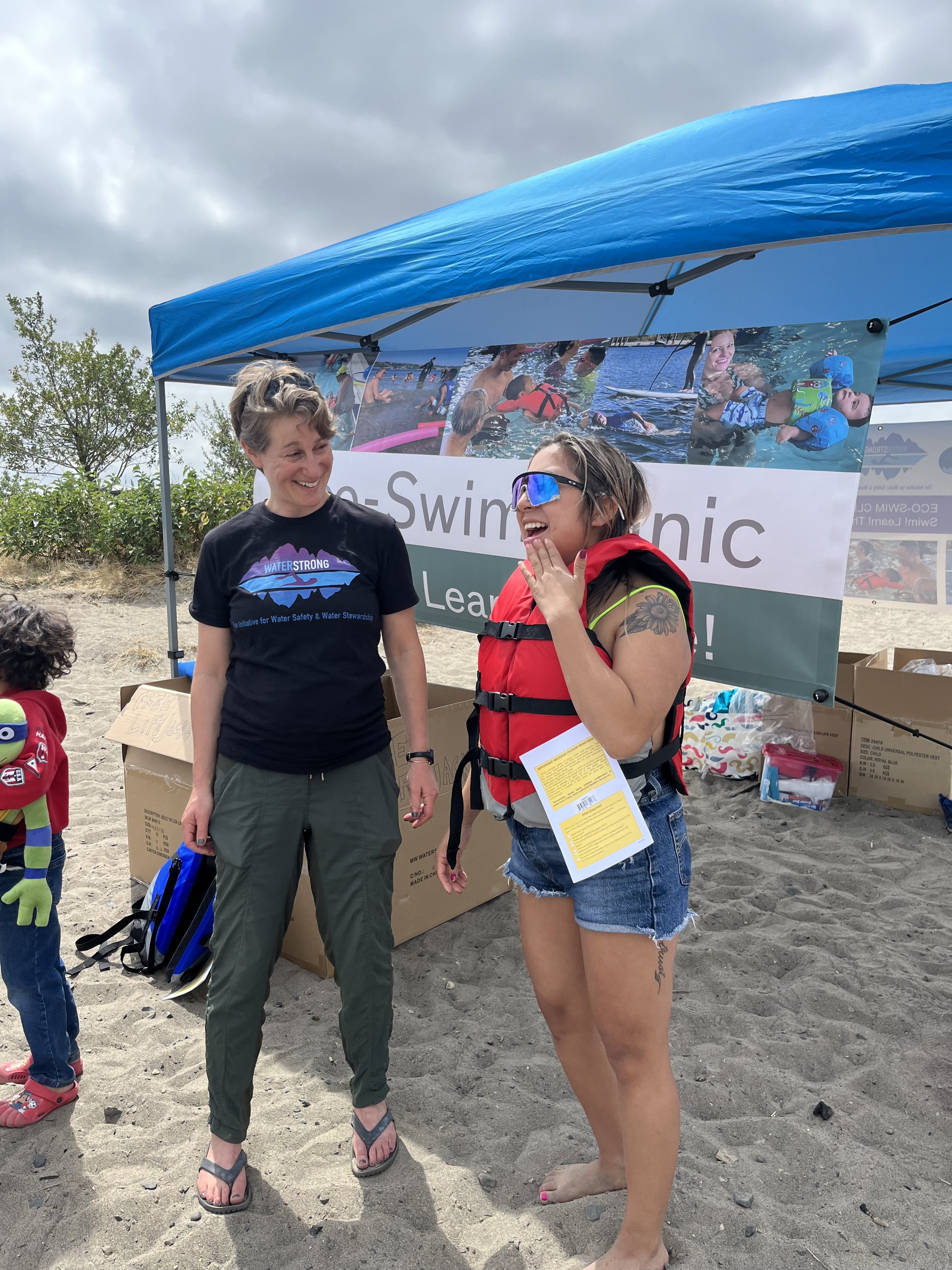 Pop-up water safety @ Broughton Beach