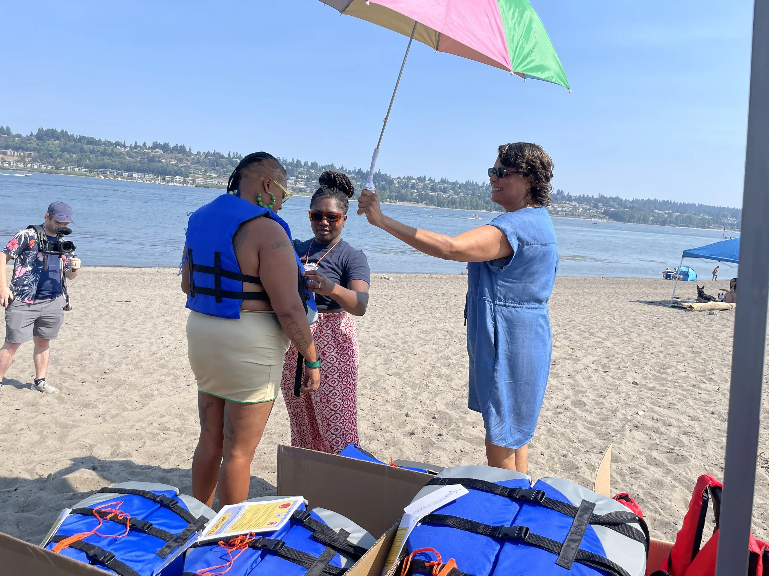 Pop-up water safety @ Broughton Beach