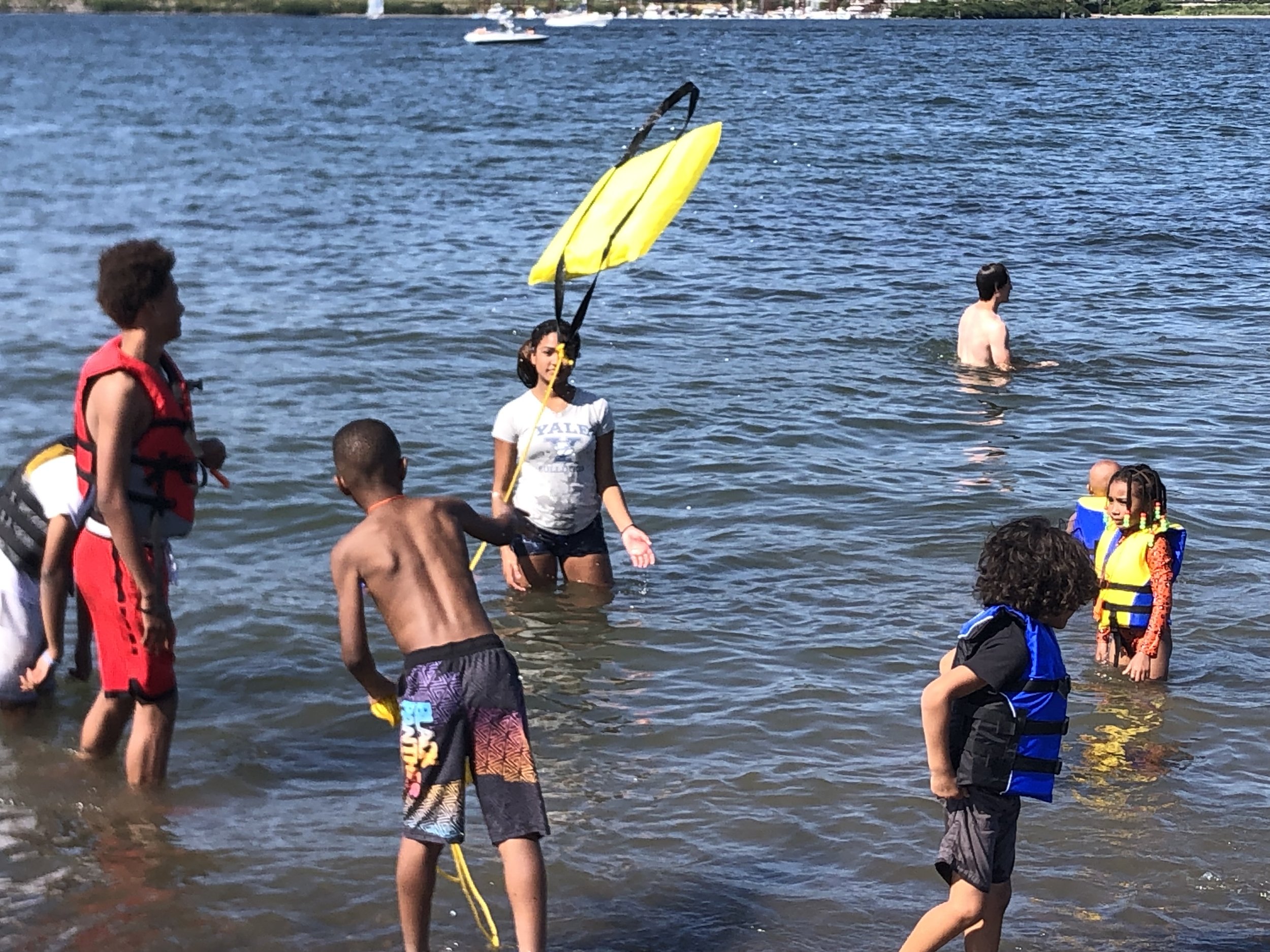 Pop-up outreach @ Broughton Beach