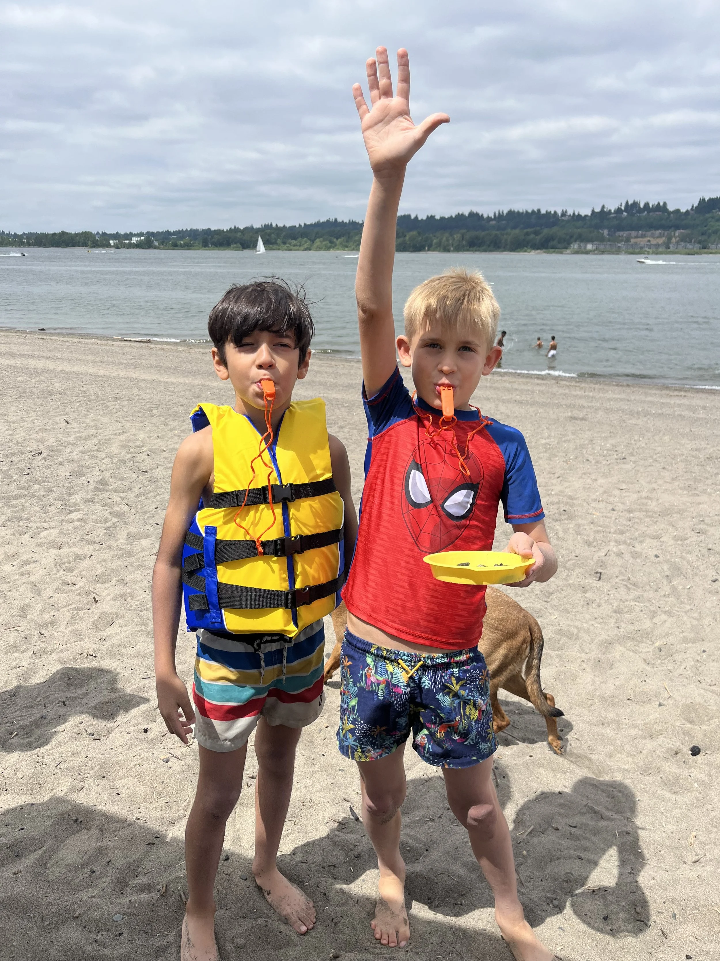 Pop-up outreach @ Broughton Beach