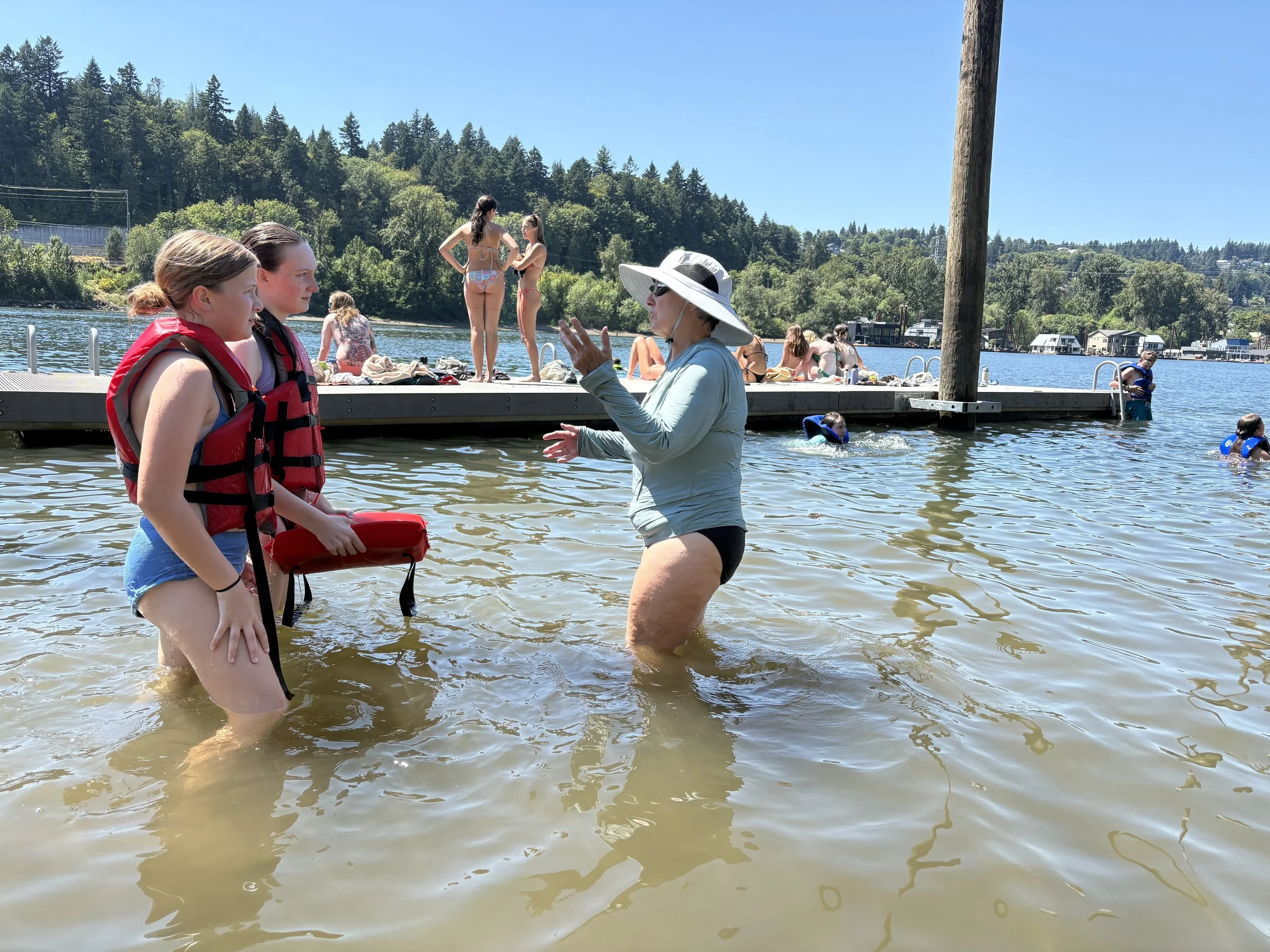 Pop-up outreach at Sellwood Riverfront Park