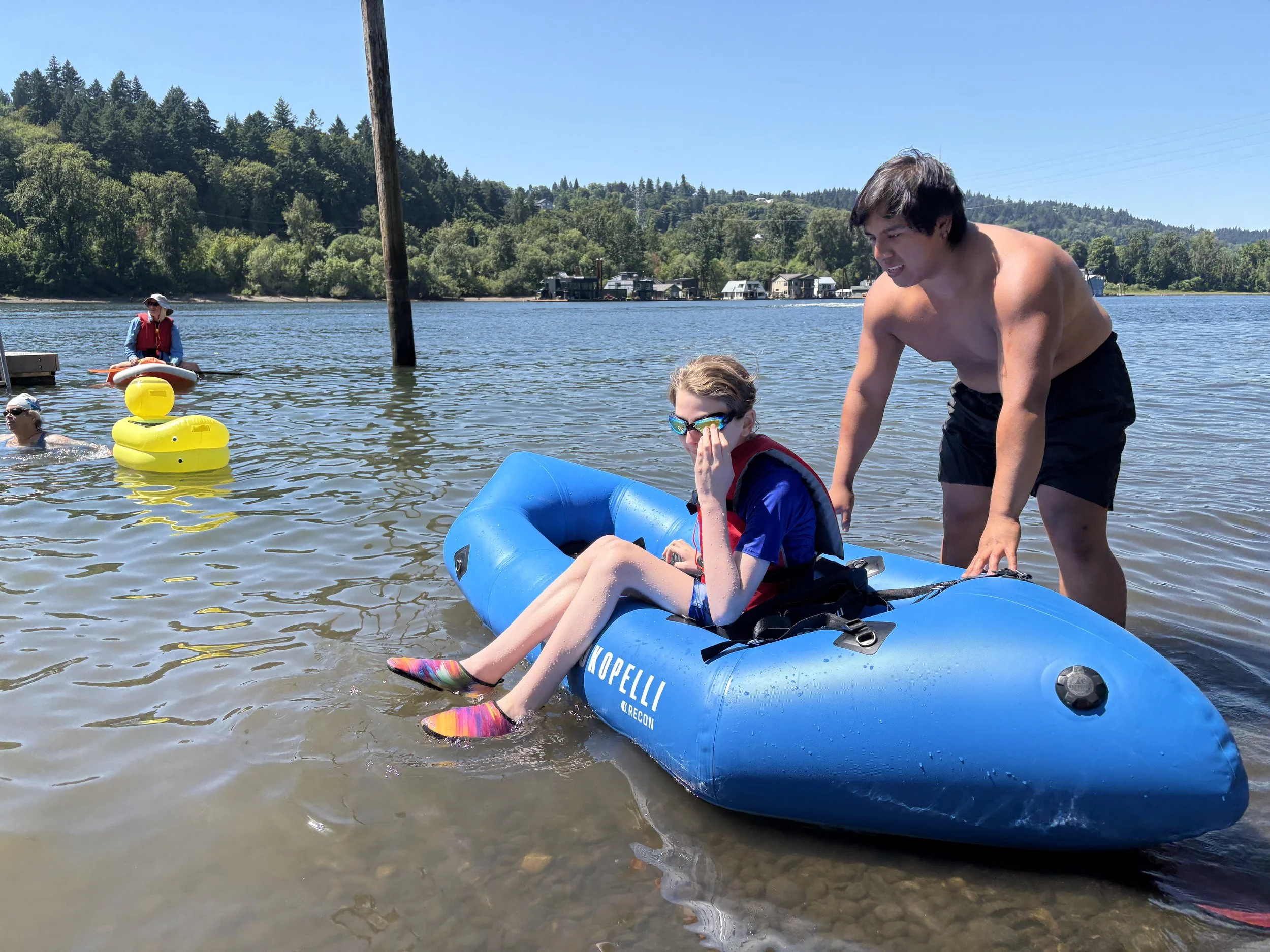 Pop-up water safety @ Sellwood Riverfront Park