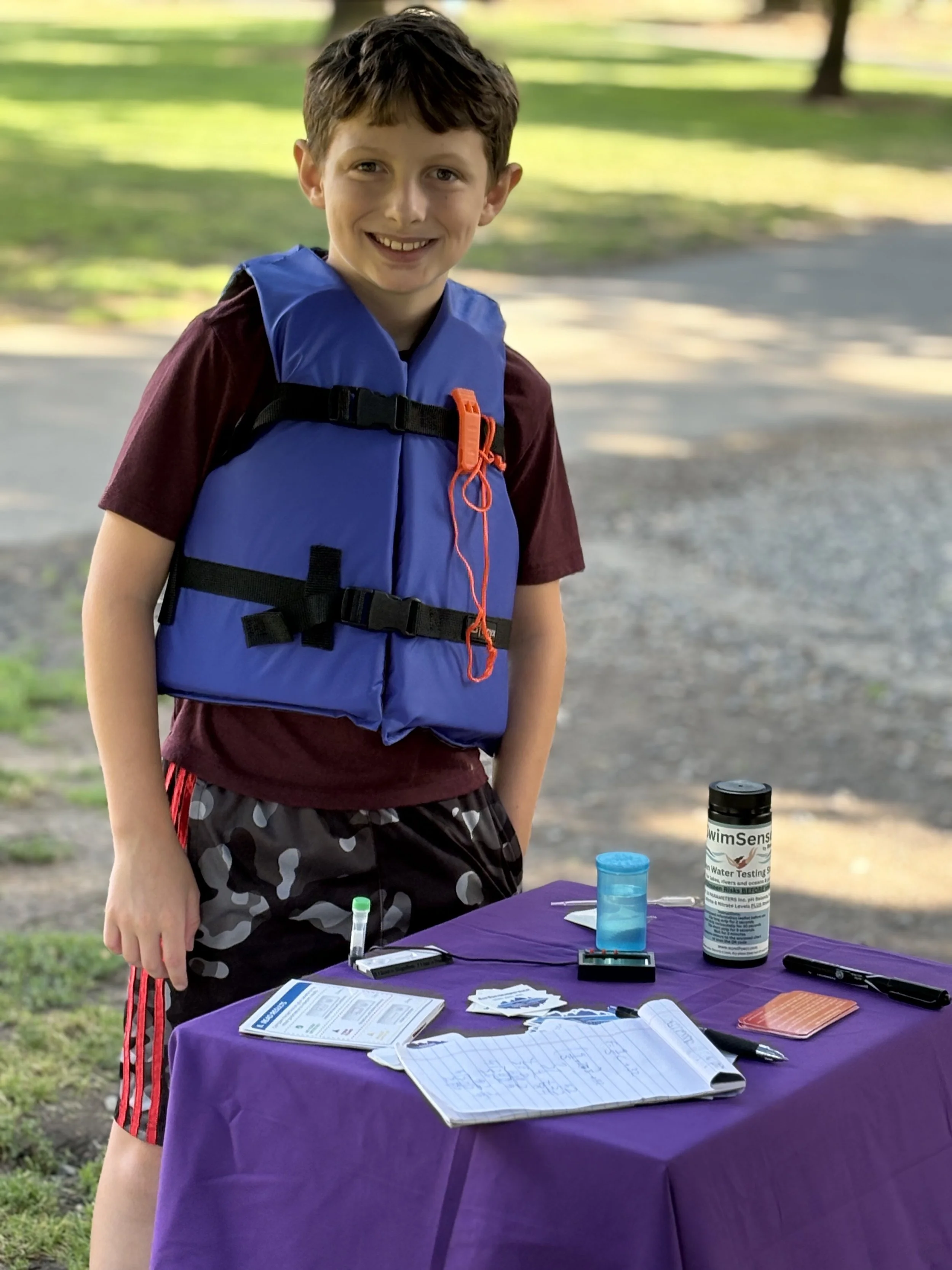 Pop-up outreach at Sellwood Riverfront Park