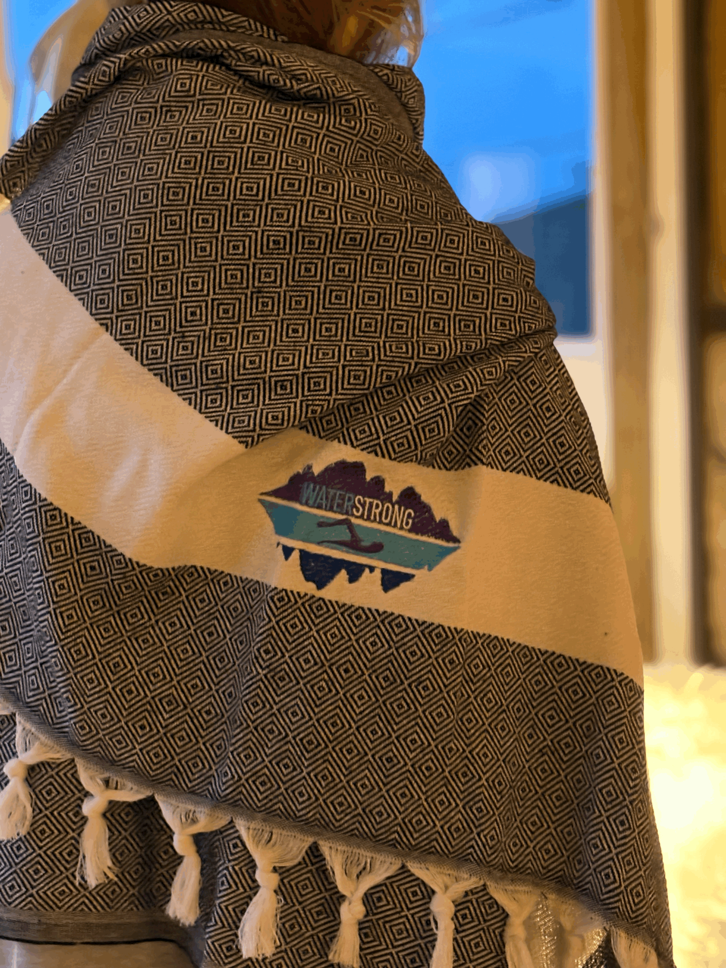 Turkish cotton towel wrap / peshamel