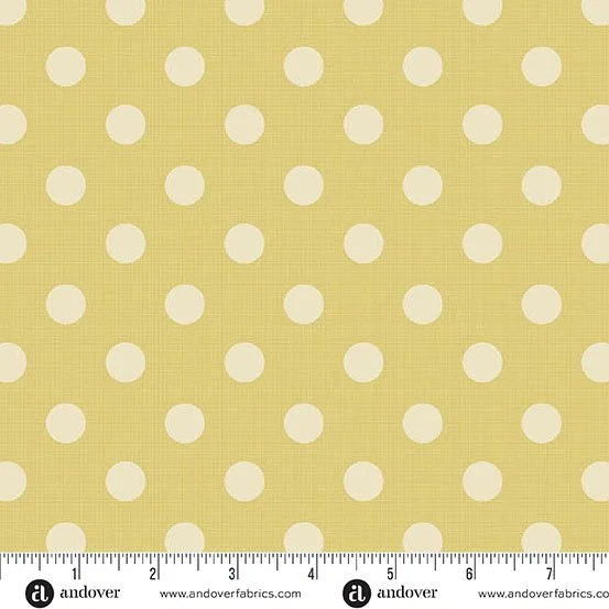Quiltessentials Laundry Basket Quilts - Large Dot Sunny  A-1674-Y