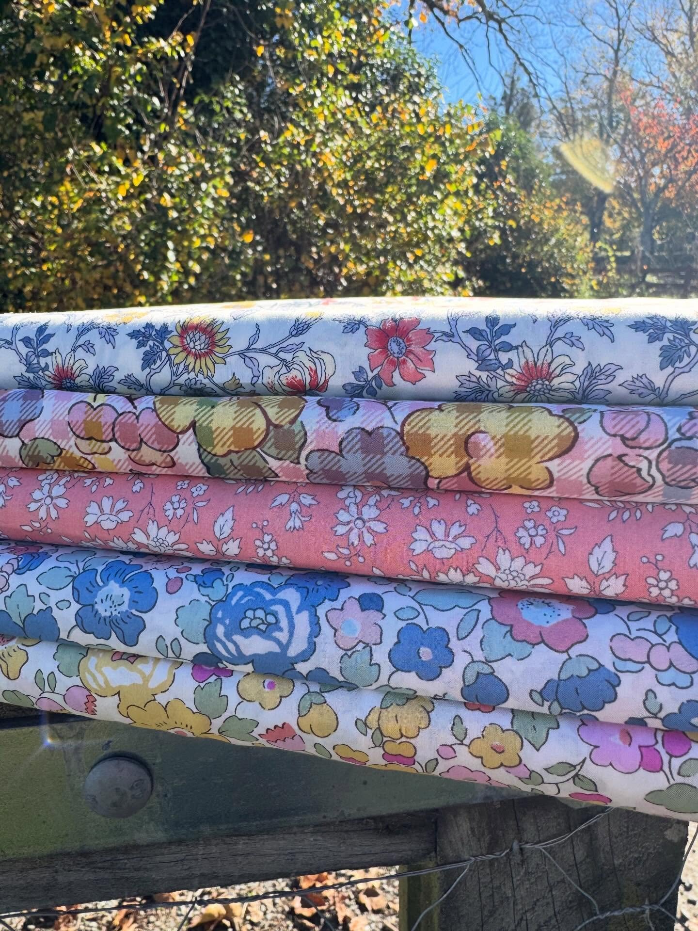 Our first package of Liberty Tana Lawn fabrics arrived today. Oh dear goodness I love them. Up on the website now. #delbrookquiltco #libertyfabrics #tanalawn