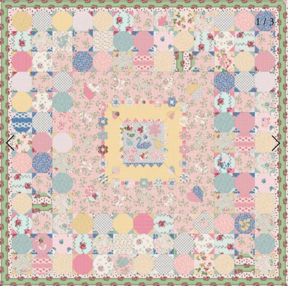 We have three stunning BOM kits to show you from Judy Newman, Natalie Bird and Annie Downs. Stunningly presented - if it&rsquo;s in a pretty box then I am sold!  The first one is Darling Buds of May by Judy Newman.  We are taking preorders now and al