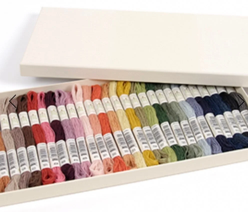 Anything that comes as a collection AND in a box - that&rsquo;s a yes for me. This stunning collectors box of Eco Vita Organic Wool Thread by DMC, 30 colours of absolutely delicious thread. #dmc #ecovita #delbrookquiltco