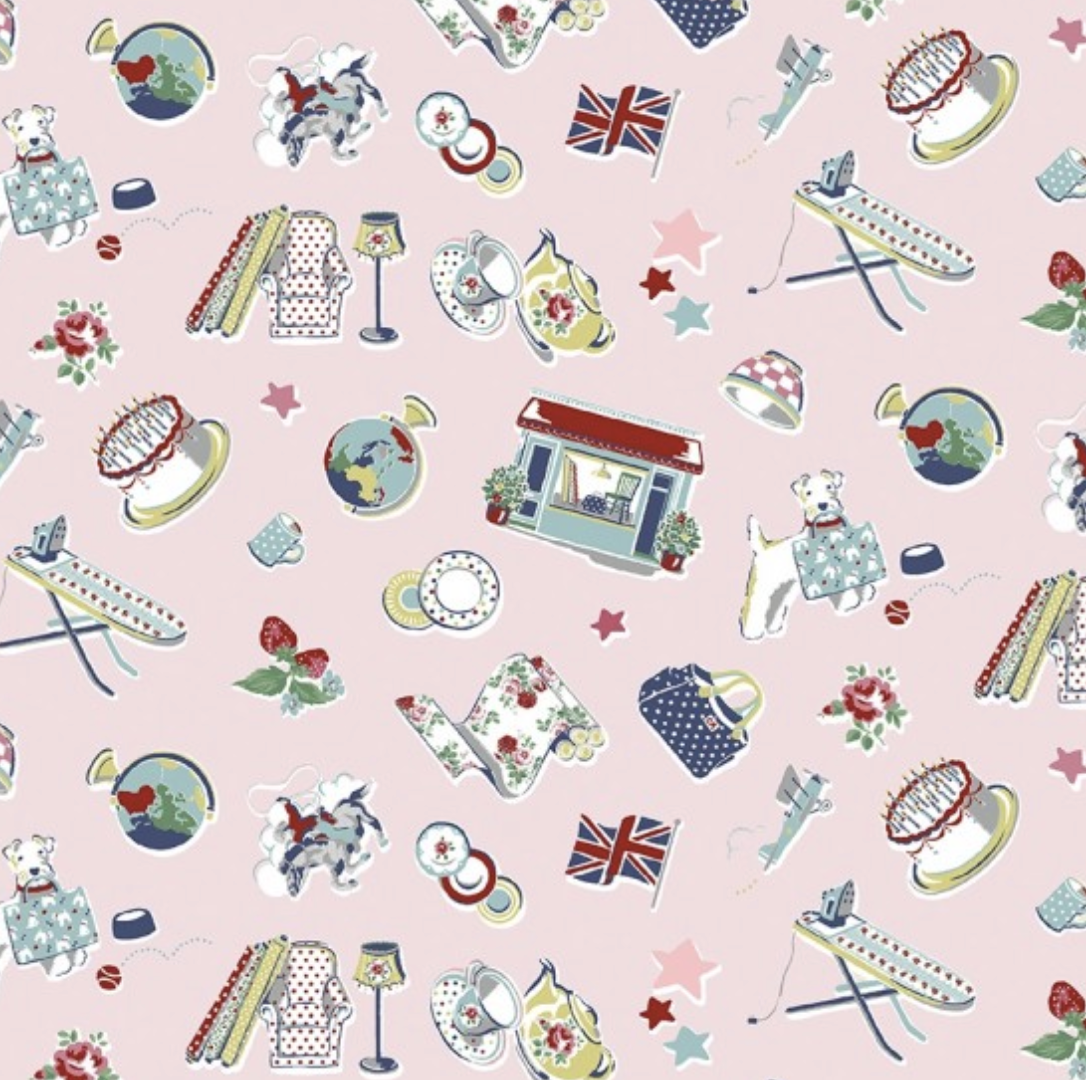 Cath Kidston - Signature Collection Icons Pink C18371-PINK