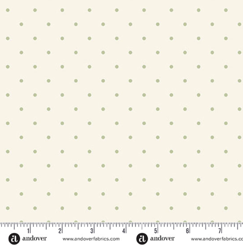 Snow Flurry - Quilts Dotty Gold A-10305-LG