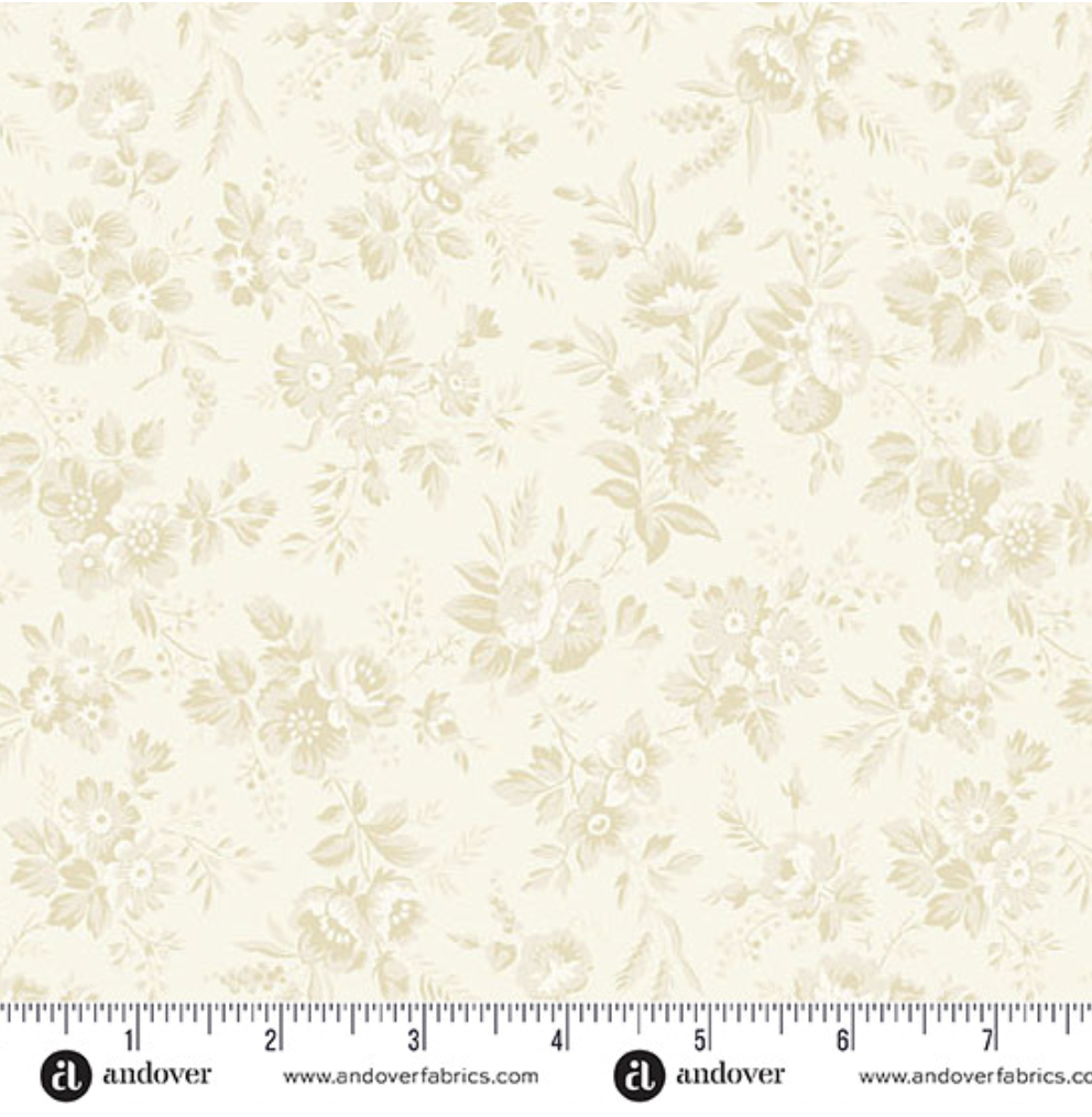 Snow Flurry - Quilts Winter Garden Cream A-10314-L