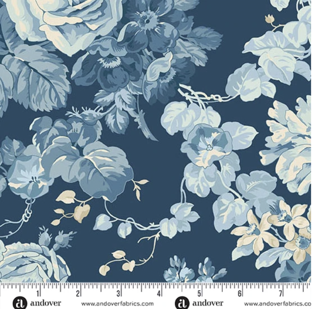 Special Delivery - Rose Bouquet Navy A-10467-B