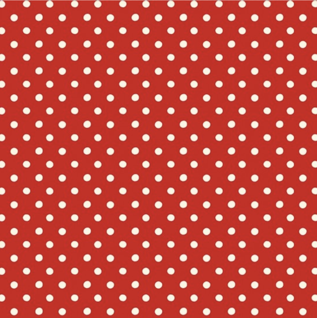 Cath Kidston - Signature Collection Button Spot Red C18374-RED