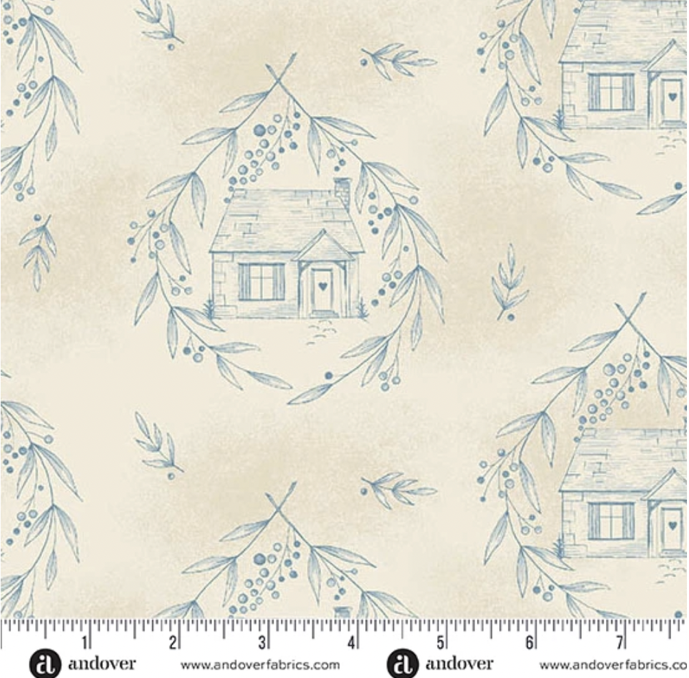 Special Delivery - Cozy Cottage Blue  A-10469-BL