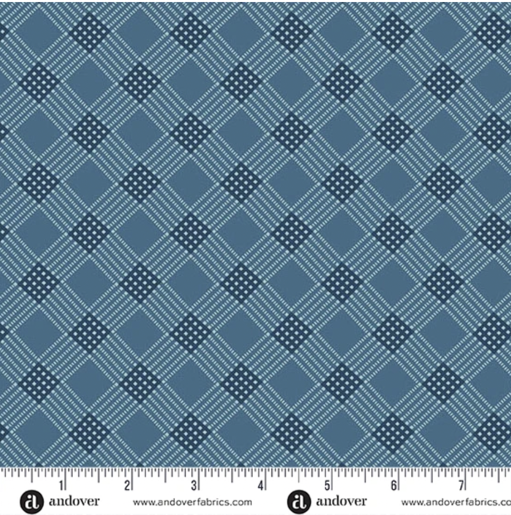 Special Delivery - Tea Towel Deep Denim A-10485-B