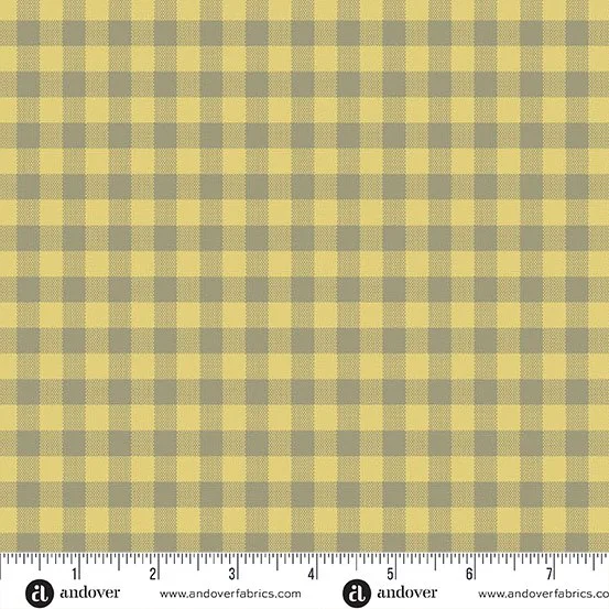 Quiltessentials Laundry Basket Quilts - Gingham Sunshine A-1673-Y