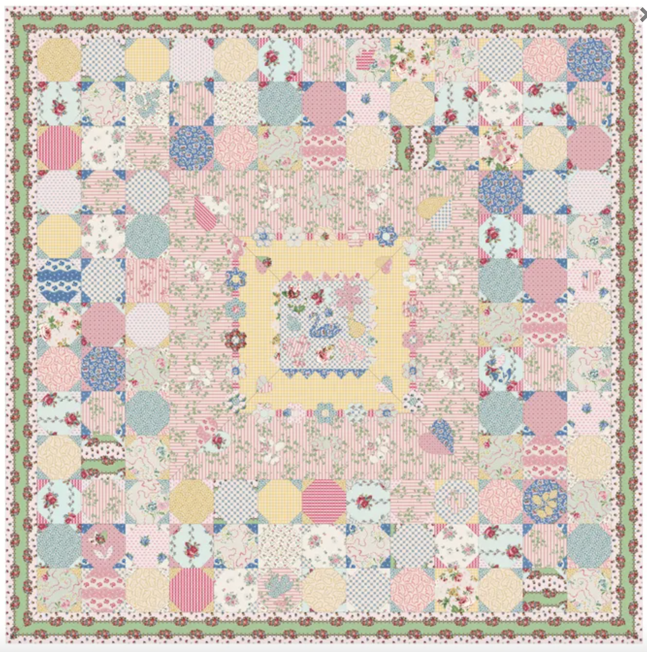 Darling Buds of May BOM Quilt Kit by Judy Newman
